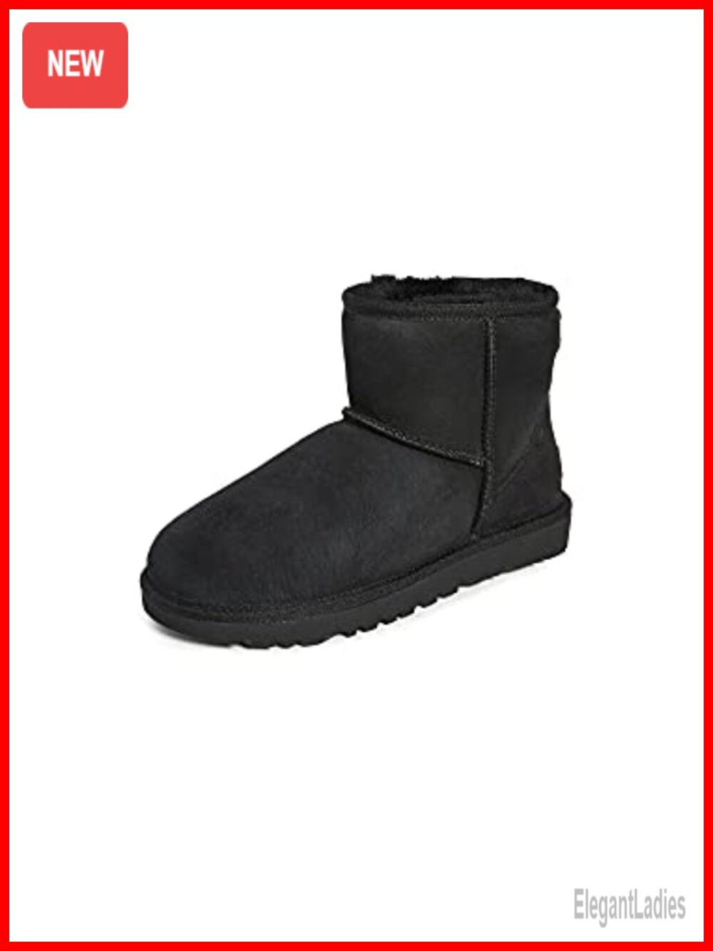 UGG Classic Mini II Sheepskin Bootie Pull Tab Ankle Boot